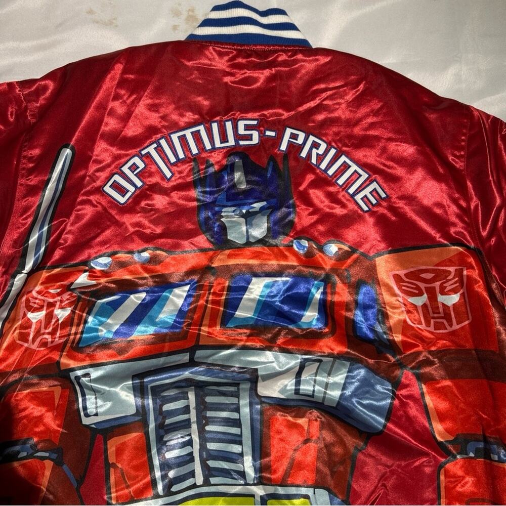 Rare Transformers Satin Bomber Jacket Headgear Classics Size 5XL Brand‎ New - Picture 8 of 8